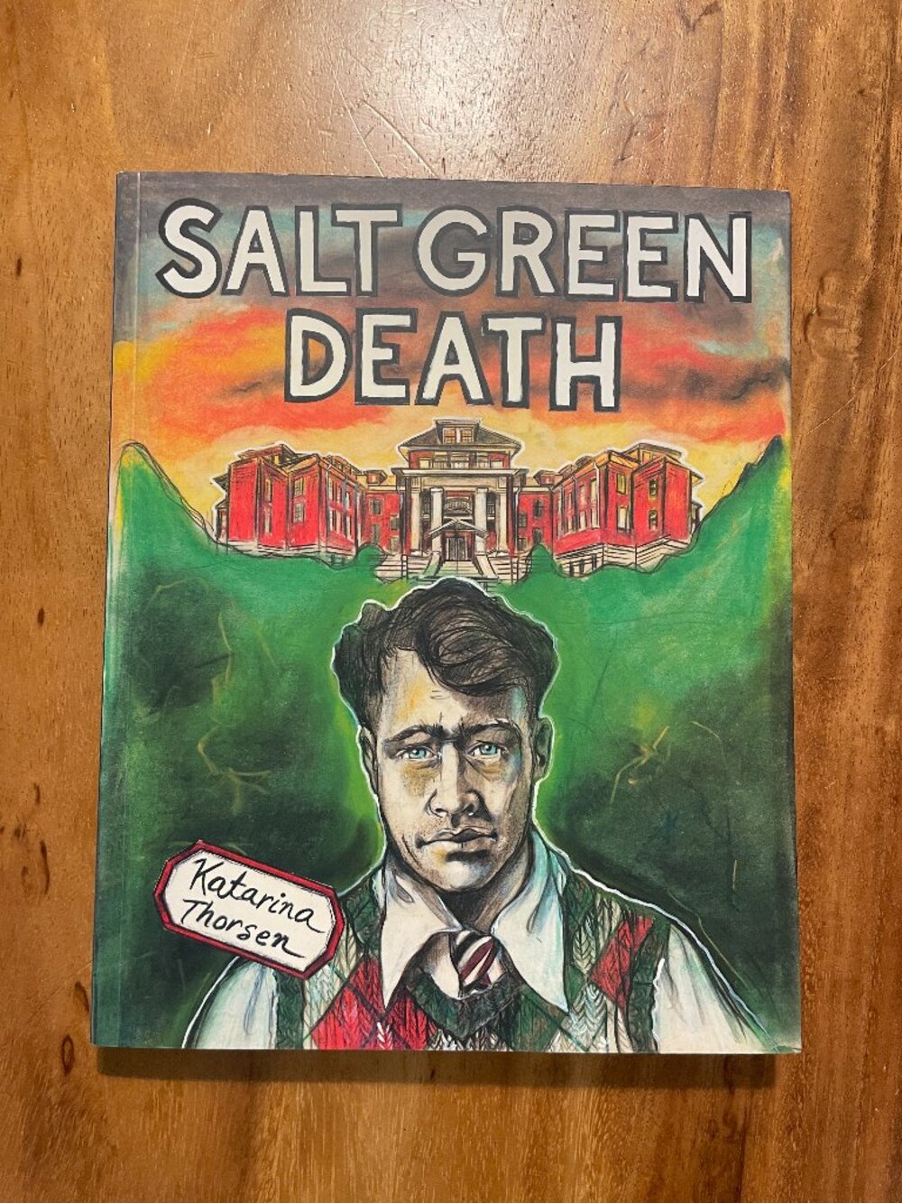 Salt Green Death Katarina Thorsen Graphic Novel BC Psychiatry History 1st Ed
